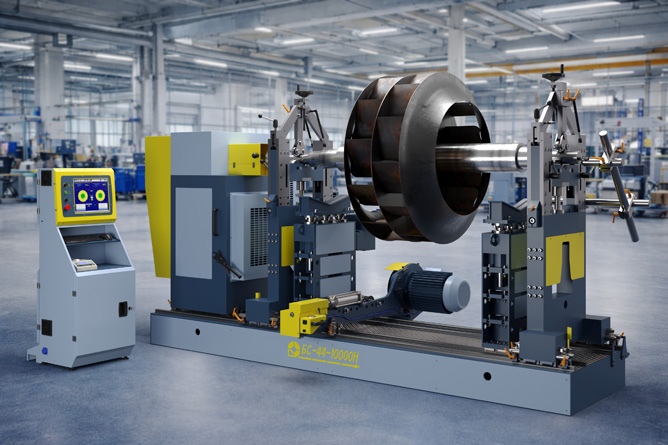 Fan balancing machine BS-44-10000H