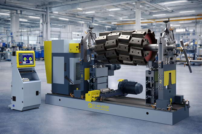 Agricultural machinery balancing machine BS-44-8000H Agricultural machinery balancing machine BS-44-8000H