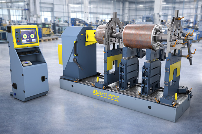 Electric motor balancing machine BS-44-5000H
