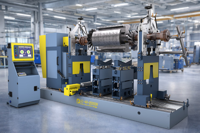 Rotor balancing machine BS-44-20000H