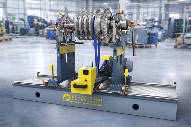Turbine balancing machine BS-44-500H Turbine balancing machine BS-44-500H