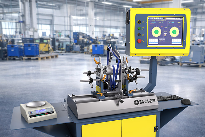 Electric motor balancing machine BS-24-20H
