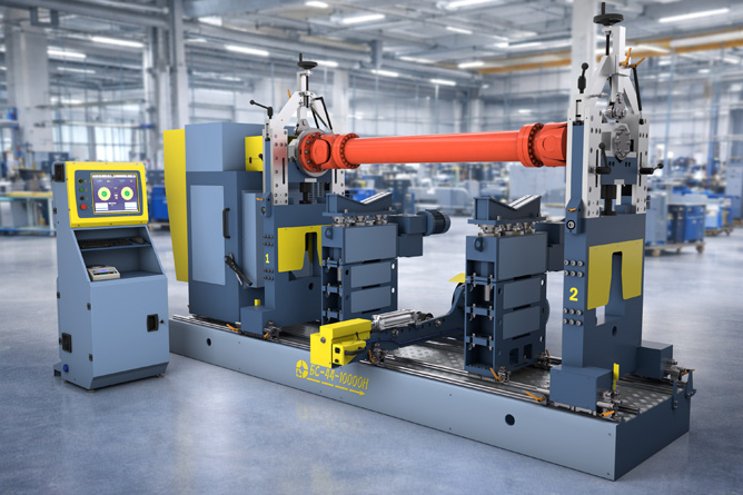 Drive shaft balancing machine BS-44-10000H