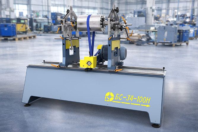 Electric motor balancing machine BS-34-100H
