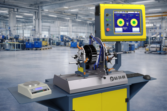 Fan balancing machine BS-24-8H