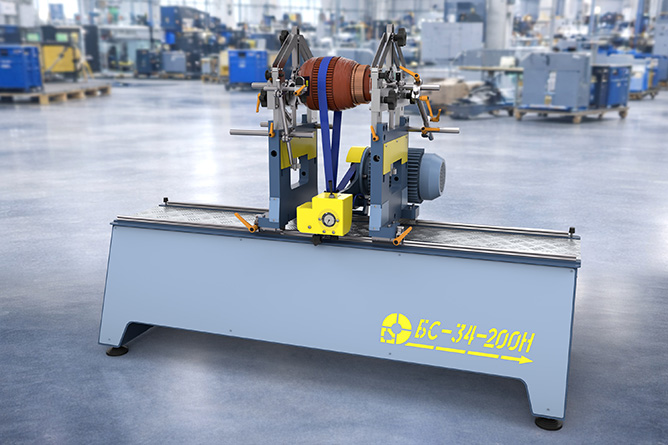 Electric motor balancing machine BS-34-200H