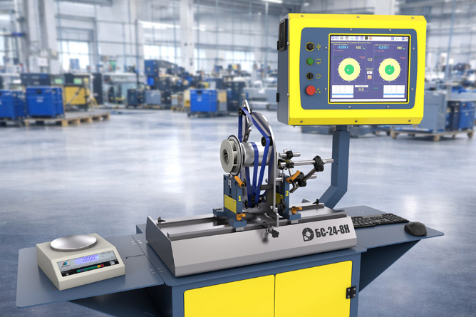Rotor balancing machine BS-24-8H