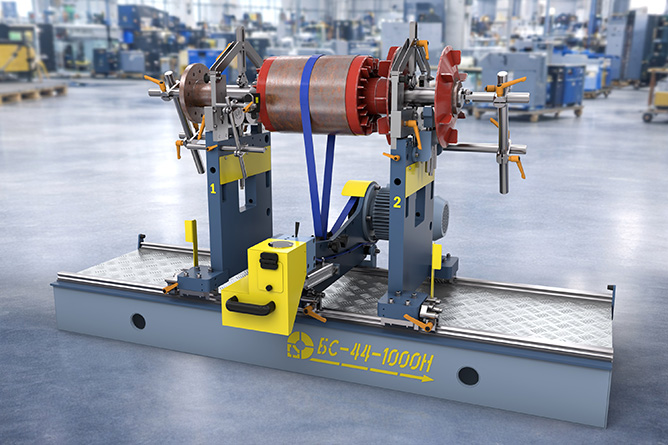 Electric motor balancing machine BS-44-1000H