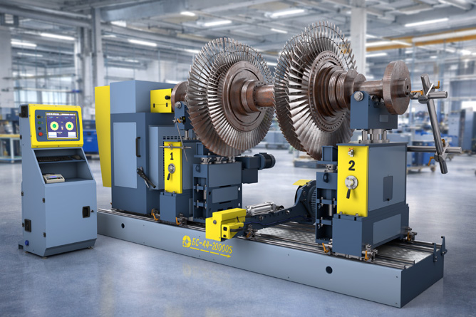 Above-resonance balancing machine BS-44-20000S