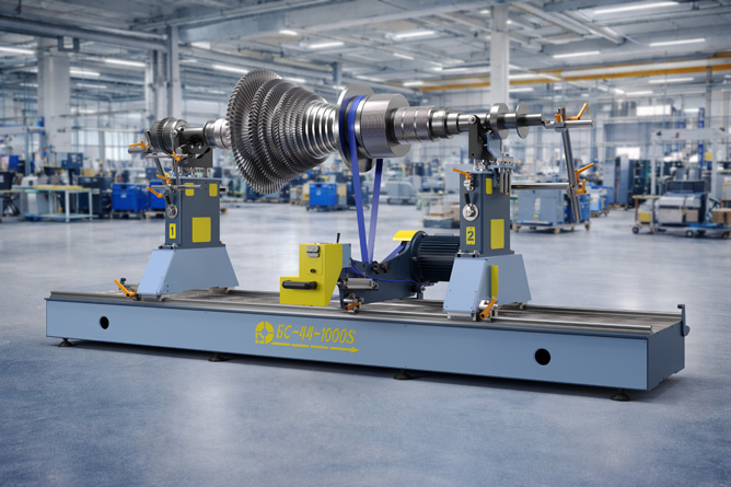 Above-resonance balancing machine BS-44-1000S
