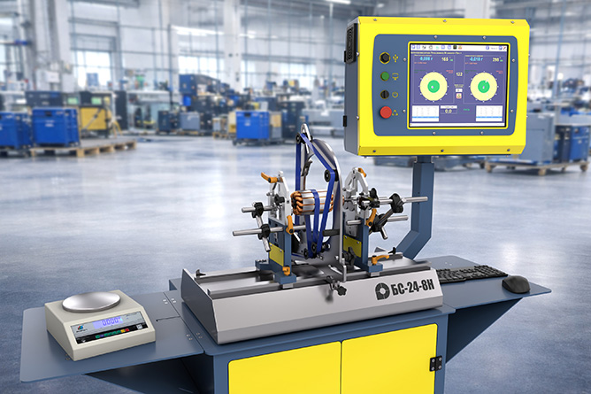 Electric motor balancing machine BS-24-8H