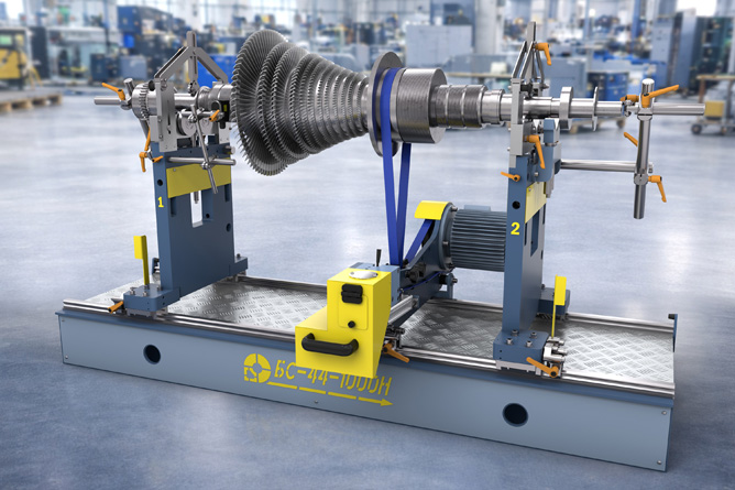 Turbine balancing machine BS-44-1000H Turbine balancing machine BS-44-1000H