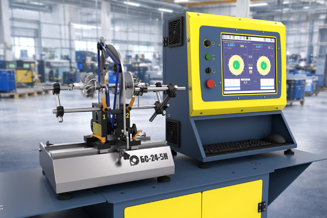 Rotor balancing machine BS-24-5H