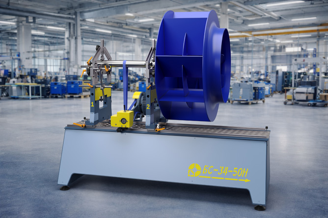 Fan balancing machine BS-34-50H