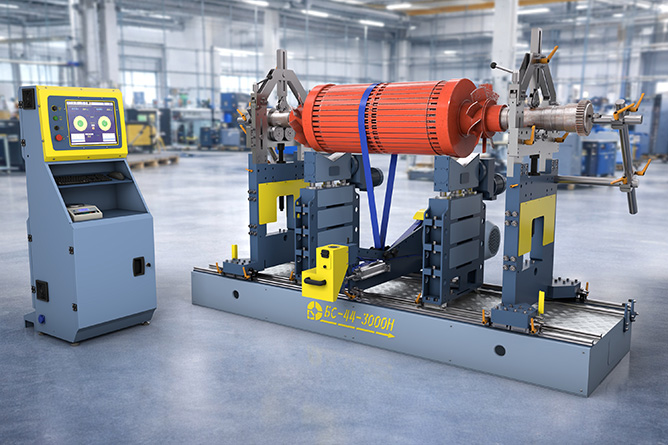Electric motor balancing machine BS-44-3000H