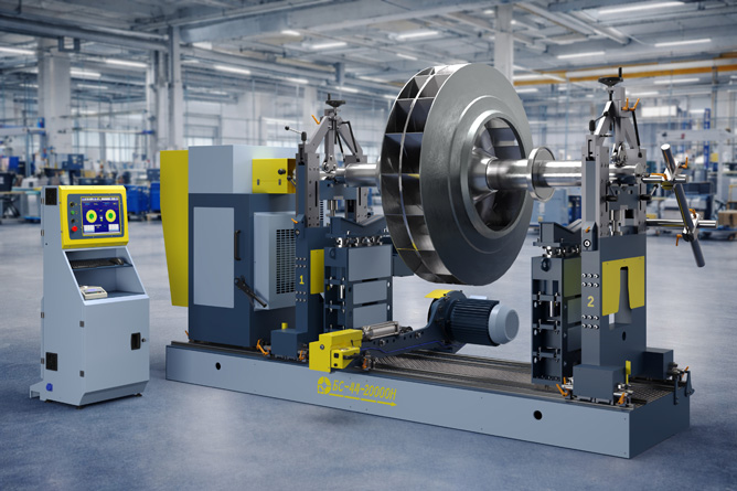 Fan balancing machine BS-44-20000H